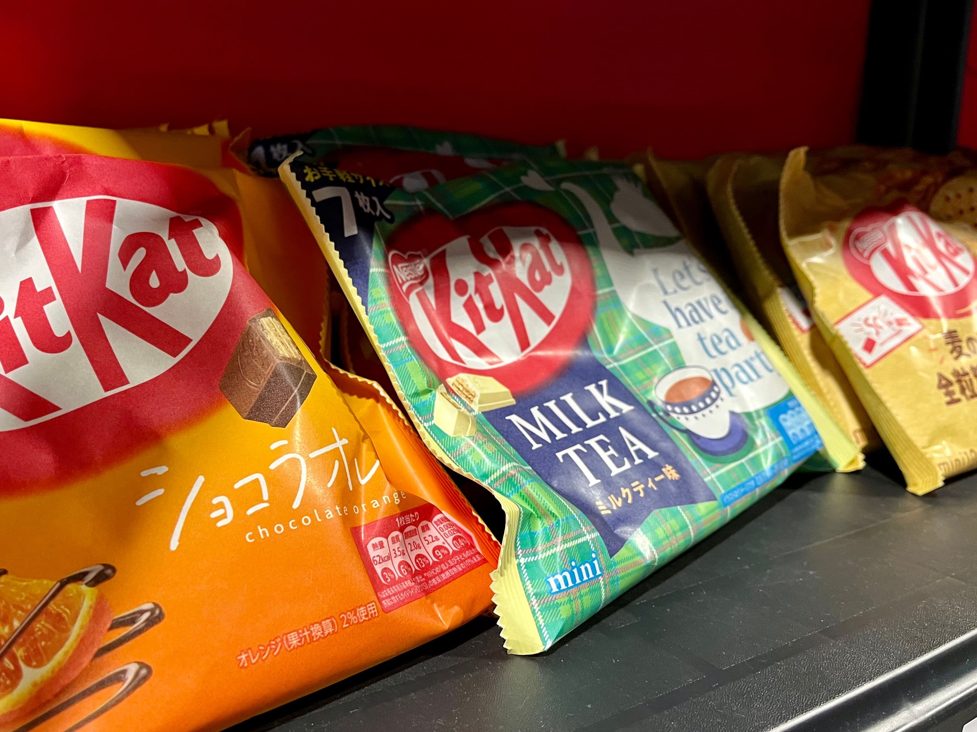 Britische KitKats für asiatische Konsument:innen kehren nach Europa zurück (Foto: Natalie Borsy)