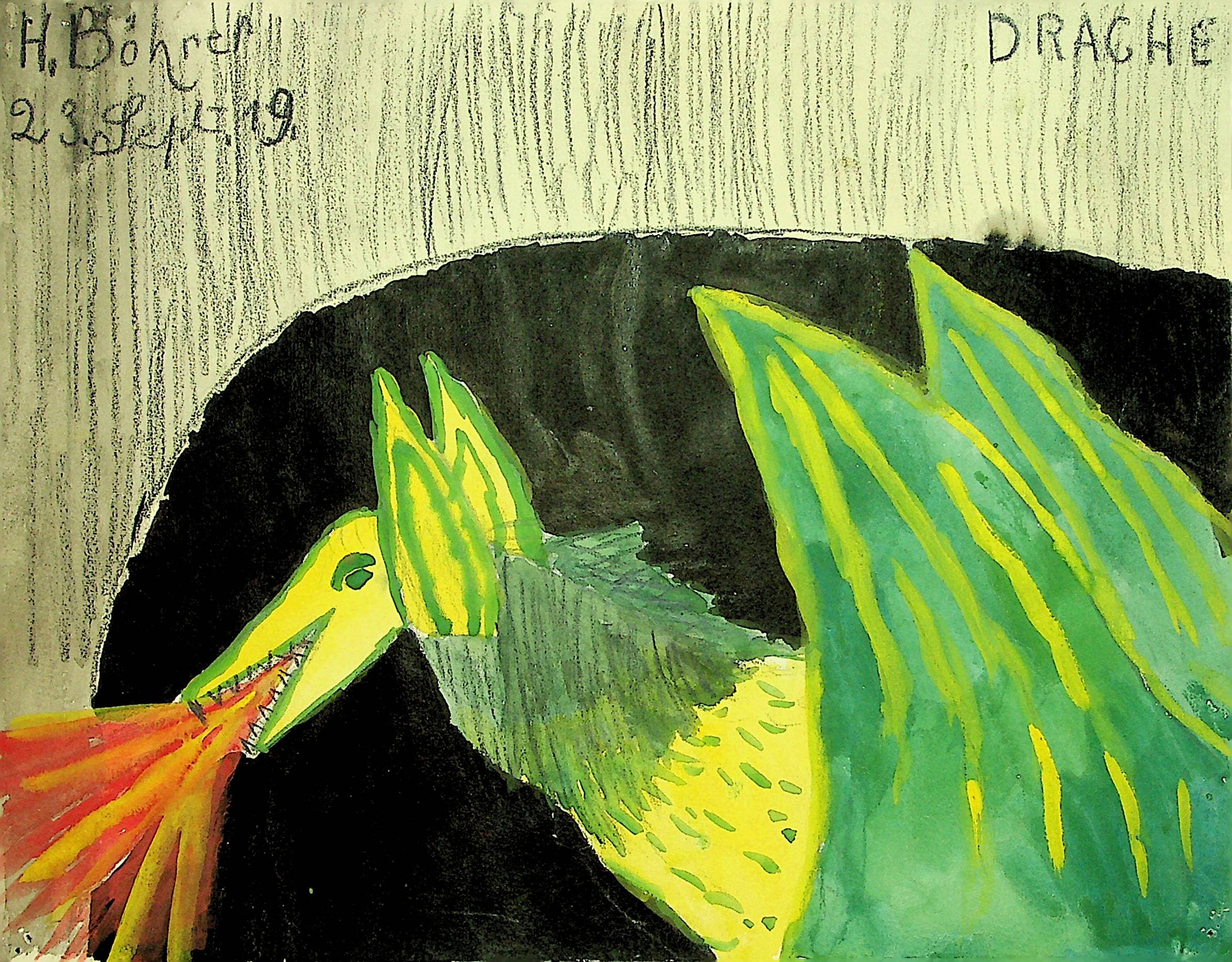 «Drache»; Mädchen, 10-14; 1919; © Museum der Kulturen Basel, VI 15186.03, Bild 1369